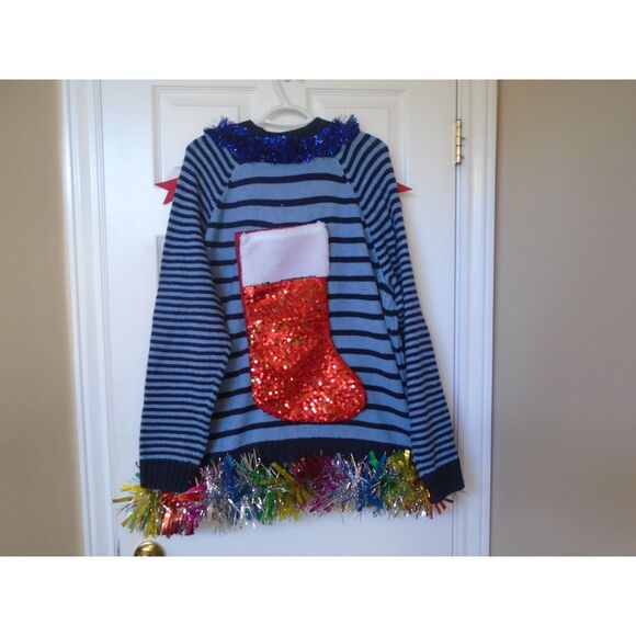 Ugly Christmas Sweater Parties plus size 22 XXXL Ugly tacky xmas sweater NEW - Picture 4 of 5